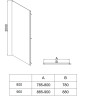 Душевой уголок Vincea Soft 2 130x80 VSR-3SO28013CL