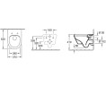 Унитаз Villeroy&Boch Architectura 5684HR01 подвесной с сиденьем Микролифт