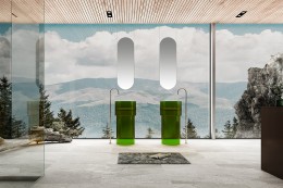 Раковина Abber Kristall 45 AT2701Emerald Зеленая