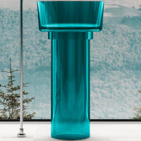Раковина Abber Kristall 45 AT2702Aquamarin Бирюзовая
