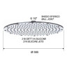 Верхний душ Remer 359MMXLNO черный матовый