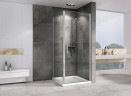 Душевой уголок Abber Sonnenstrand 60x75 AG04060-S75 профиль Хром стекло прозрачное