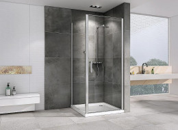 Душевой уголок Abber Sonnenstrand 60x75 AG04060-S75 профиль Хром стекло прозрачное