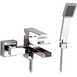 Смеситель для ванны Remer Qubica Cascata QC02
