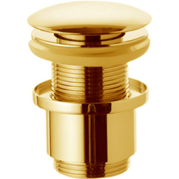 донный клапан Remer 904CC2114DO click-clack Золото глянцевое