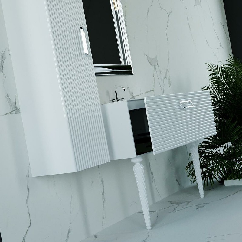 Тумба под раковину Boheme Armadi Art Vallessi Avangarde Linea 100 842-100-WCR подвесная