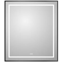 Зеркало BelBagno Kraft 70 SPC-KRAFT-700-800-LED-TCH-WARM-NERO с подсветкой