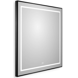 Зеркало BelBagno Kraft 70 SPC-KRAFT-700-800-LED-TCH-WARM-NERO с подсветкой
