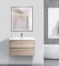 Зеркало BelBagno Kraft 70 SPC-KRAFT-700-800-LED-TCH-WARM-NERO с подсветкой