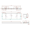 Столешница под раковину Boheme Armadi Art Flat 140 869-140-CLCT