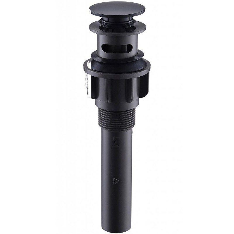 донный клапан BelBagno BB-PCU-03-NERO click-clack