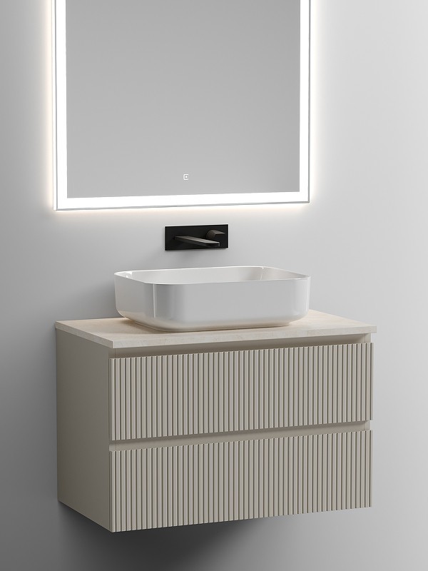 Тумба под раковину Sancos Snob T 80 SNT80CE подвесная Beige Soft
