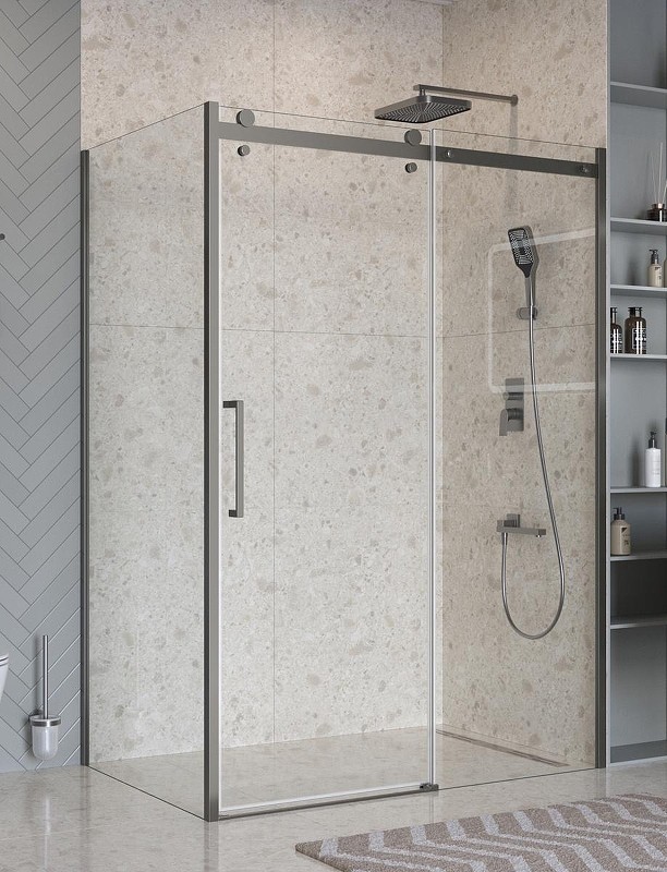 Душевой уголок BelBagno Marino 2 150x80 MARINO-2-AH-1-150/80-C-GM