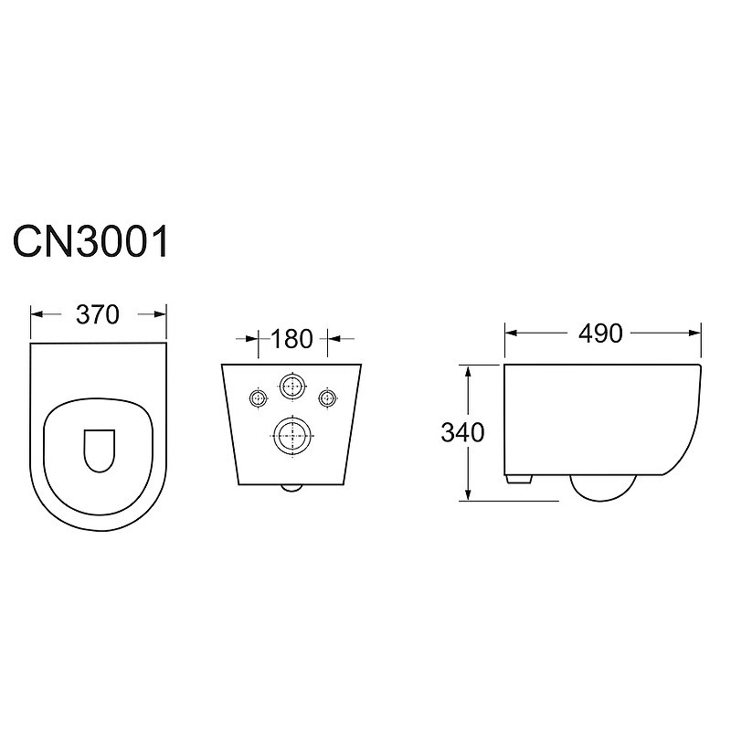 Комплект унитаза Ceramicanova Play CN3001 с инсталляцией Berges Novum L5 040215