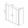 Душевой уголок Vincea Garda 180x100 VSR-1G21018CH