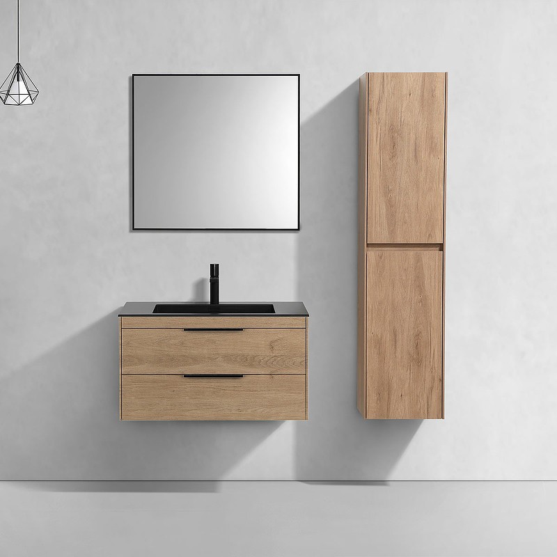 Тумба под раковину Vincea Chiara 2D 80 VMC-2C2800NO подвесная