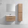 Тумба под раковину Vincea Chiara 2D 80 VMC-2C2800NO подвесная
