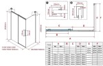 Душевой уголок Vincea Stella 160х80 VSR-1ST8016CL