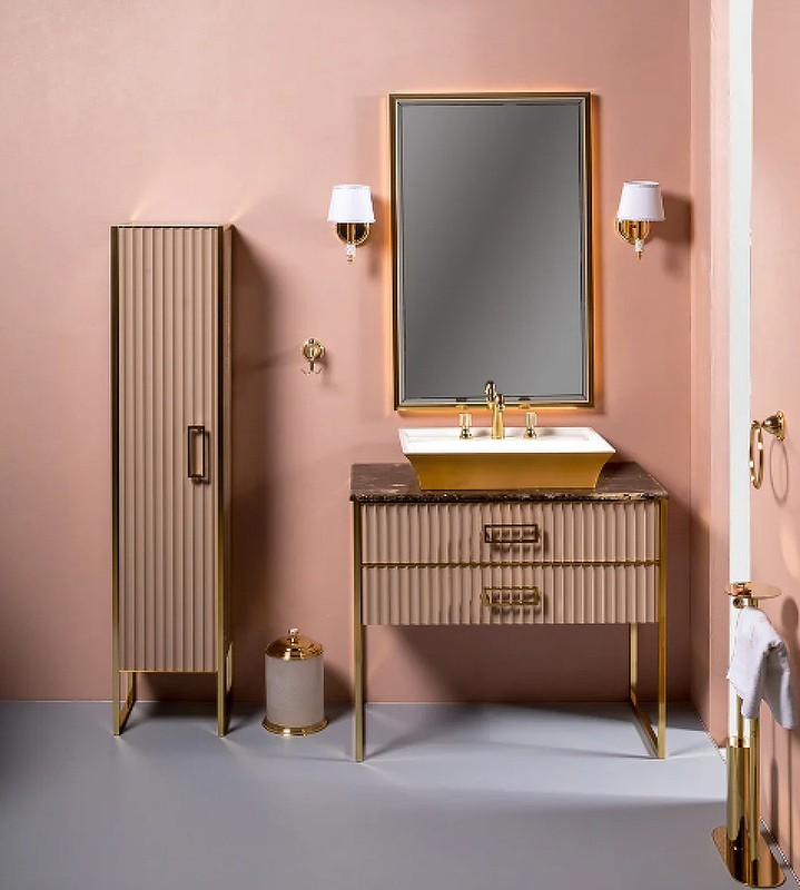Зеркало Boheme Armadi Art Monaco 70 566-CPG с подсветкой