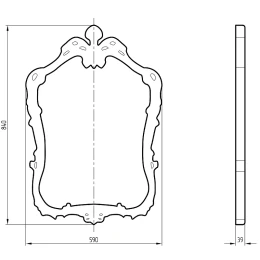 Зеркало Migliore CDB 58 30589