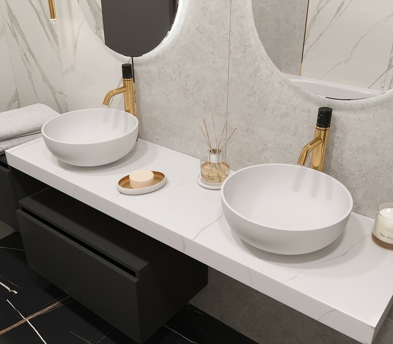 Столешница под раковину Boheme Armadi Art Flat 160 869-160-CLCT