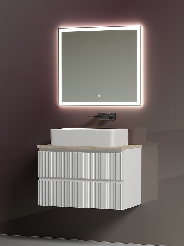 Тумба под раковину Sancos Snob T 80 SNT80W подвесная Bianco
