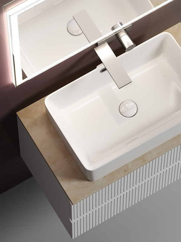 Тумба под раковину Sancos Snob T 80 SNT80W подвесная Bianco