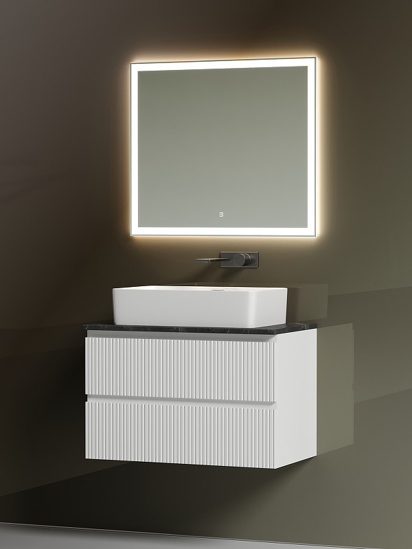 Тумба под раковину Sancos Snob T 80 SNT80W подвесная Bianco