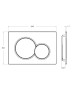 Кнопка смыва Cezares Stylus STYLUS-BTN-01