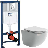 Комплект унитаза Ceramicanova Forma CN3009 с инсталляцией Grohe Rapid SL 38721001