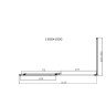 Душевой уголок Vincea Slim-N 140x90 VSR-4SN9014CLB