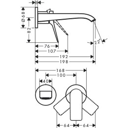 Смеситель для раковины Hansgrohe Vivenis 75050000