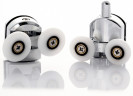 Душевая дверь Abber Schwarzer Diamant 110 AG30110H профиль Хром стекло прозрачное
