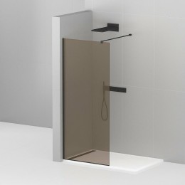 Душевая перегородка Cezares Liberta 80 LIBERTA-L-1-80-120-BR-NERO