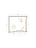 Душевой уголок Cezares Lux 100x90 LUX-AH-FS-11-100/90-C-GM