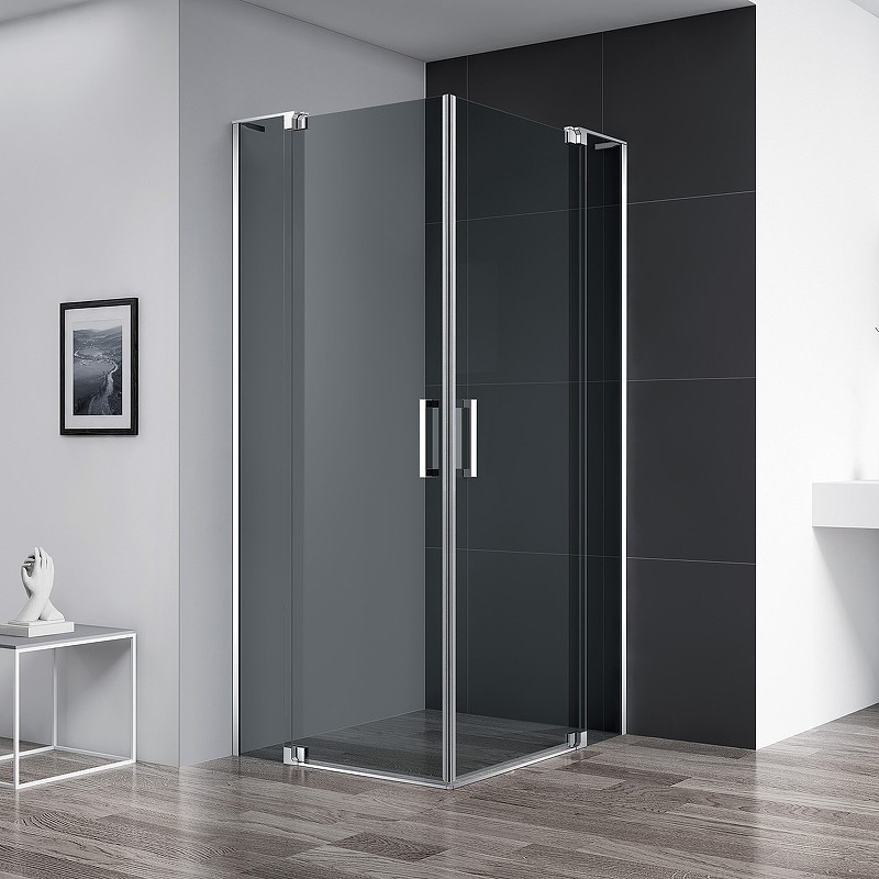 Душевой уголок Cezares Slider 90x90 SLIDER-A-2-80/90-GRIGIO-Cr