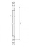 Душевой шланг Cezares Czr CZR-FD-150-BORO