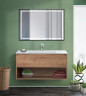 Зеркало BelBagno Kraft 100 SPC-KRAFT-1000-800-LED-TCH-WARM-NERO с подсветкой