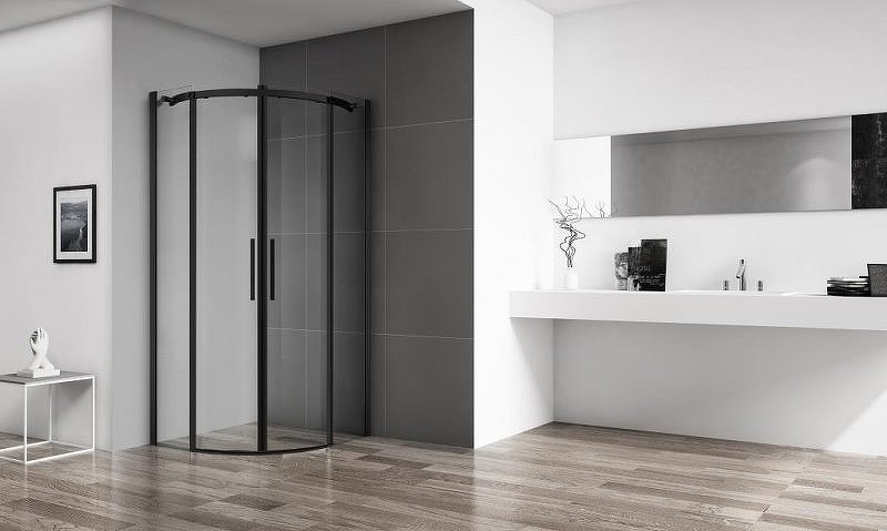 Душевой уголок BelBagno Acqua 90x90 ACQUA-R-2-90-C-NERO