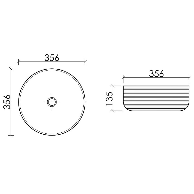 Раковина-чаша Ceramicanova Element 36 CN6073MC Капучино матовая