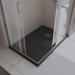 Душевой поддон из искусственного камня BelBagno Uno 120x90 TRAY-MR-UNO-AH-120/90-35-NERO