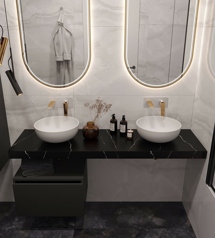 Столешница под раковину Boheme Armadi Art Flat 160 869-160-NM