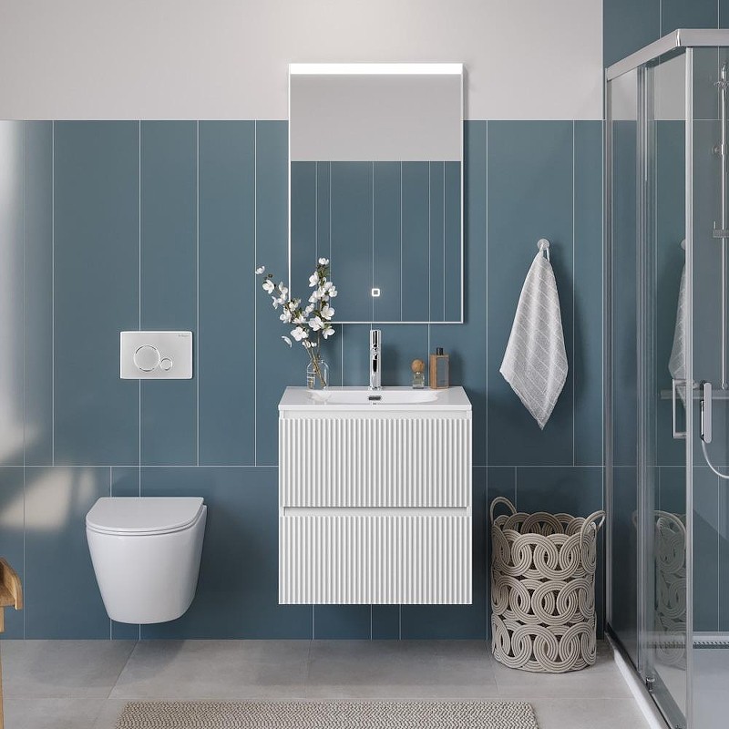Тумба под раковину BelBagno Uno 60 UNO-600-2C-SO-BO подвесная