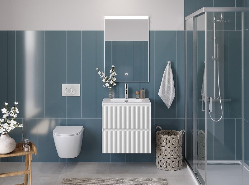 Тумба под раковину BelBagno Uno 60 UNO-600-2C-SO-BO подвесная