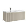 Тумба под раковину Sancos Snob R 1.0 100 L SNR1.0100LCE подвесная цвет Beige Soft