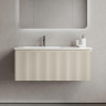 Тумба под раковину Sancos Snob R 1.0 100 L SNR1.0100LCE подвесная цвет Beige Soft