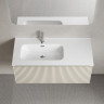 Тумба под раковину Sancos Snob R 1.0 100 L SNR1.0100LCE подвесная цвет Beige Soft