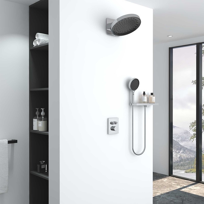 Душевая система Vincea Inspire VSFW-3I21MT3RCH с термостатом