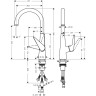Смеситель для кухни Hansgrohe Talis S 72812000 Хром