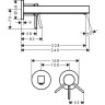 Смеситель для раковины Hansgrohe Finoris 76050000
